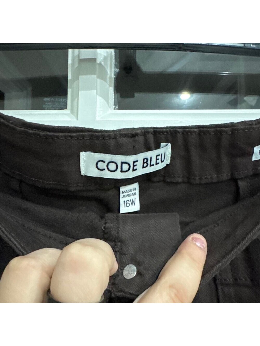 Code Bleu High Rise Wide Leg Utility Pants - Picture 3 of 4
